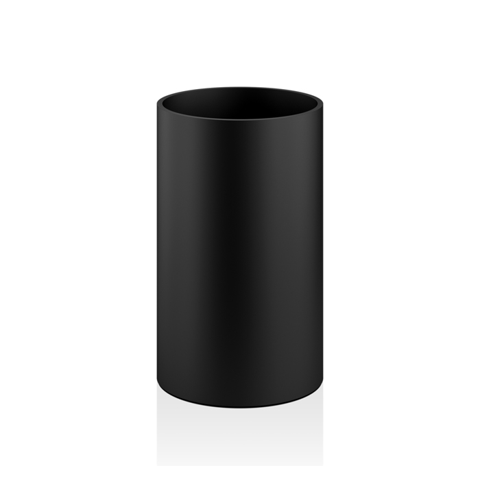 DECOR WALTHER STONE BEOD Корзина для мусора 30 X 185 см 6 L из композита SOLID SURFACE цвет черный матовый 31366₽