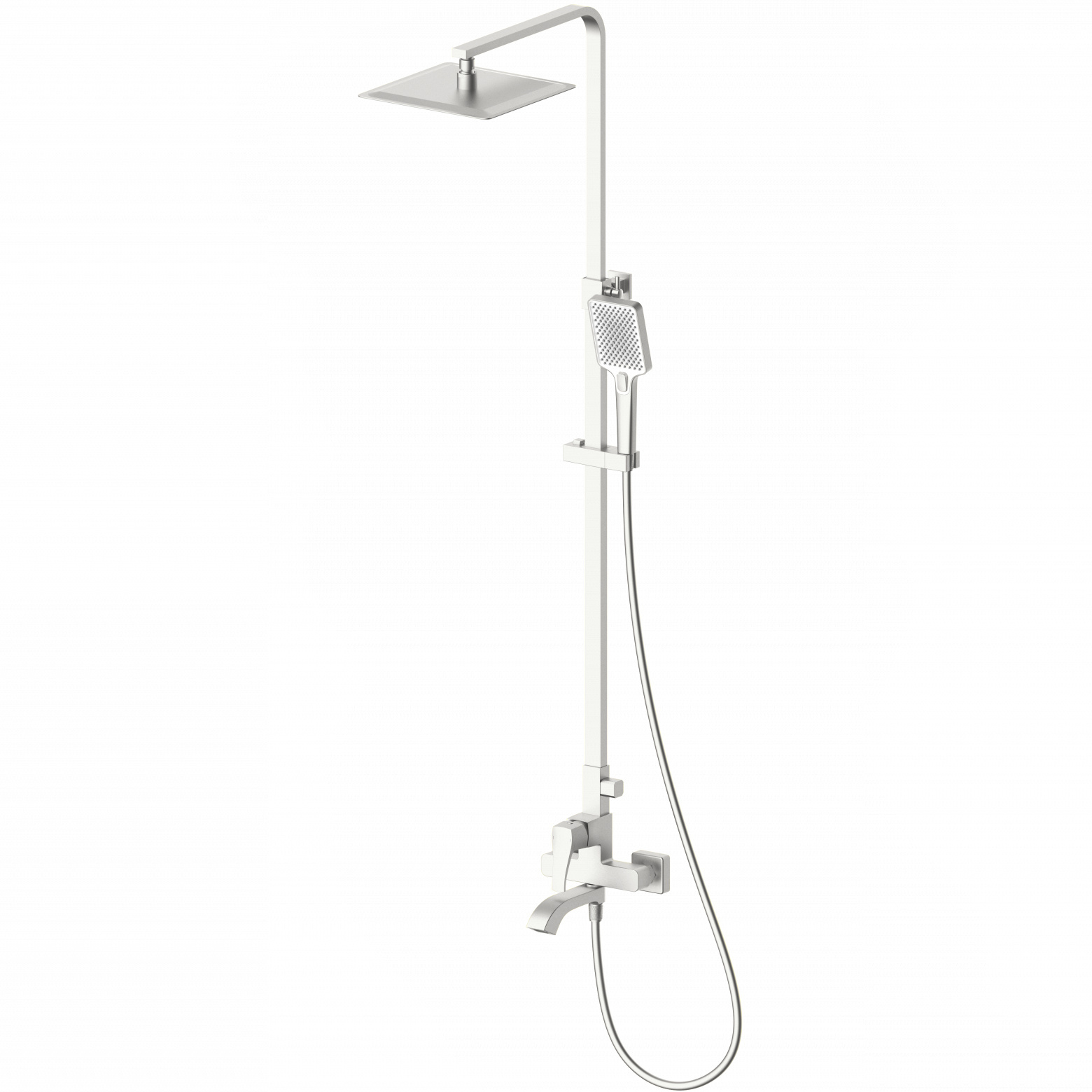 

Душевая стойка Wonzon & Woghand Flex WW-88047072-BN брашированный никель