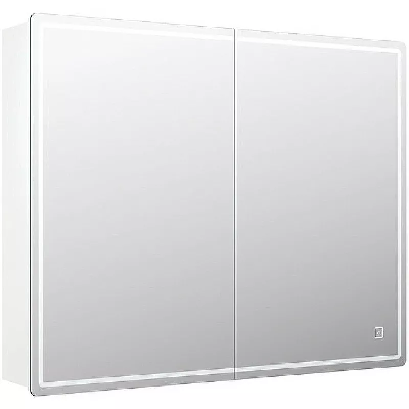 Зеркало-шкаф Vigo Geometry 80 белый с подсветкой