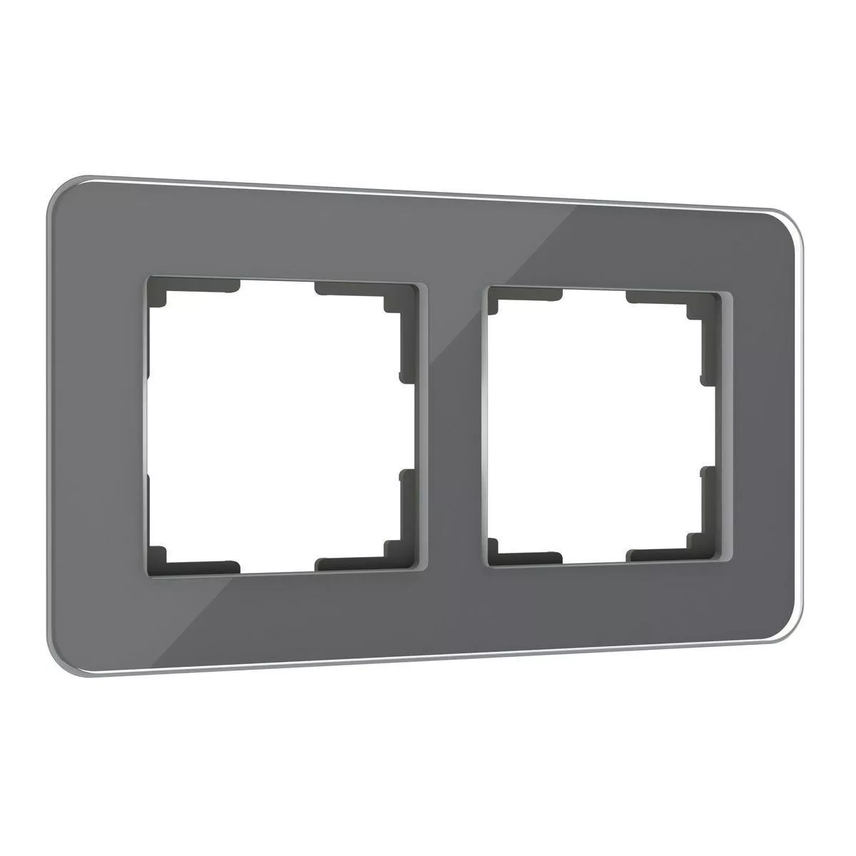 

Рамка Werkel Elite на 2 поста графит W0022440 4690389180705