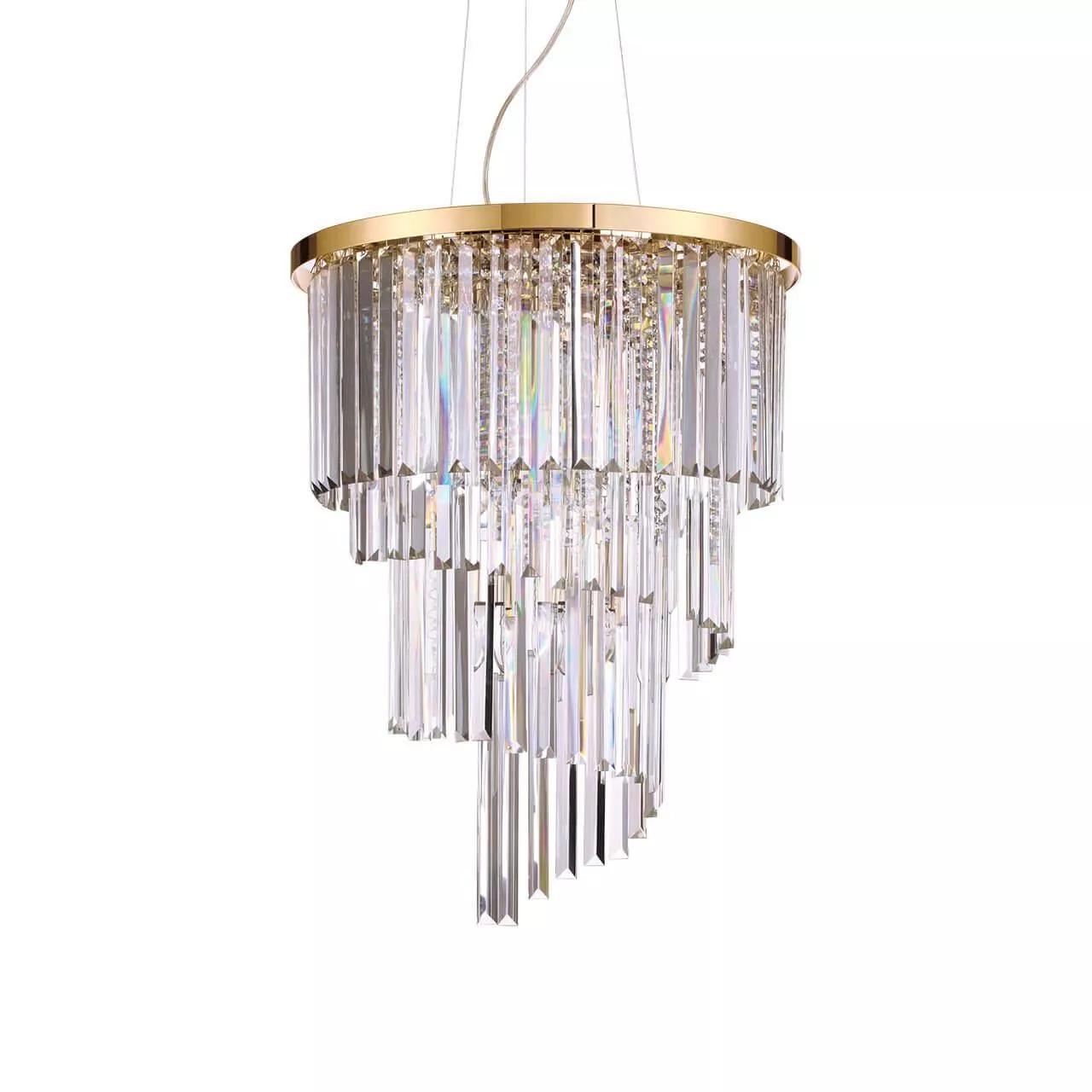 

Подвесная люстра Ideal Lux Carlton SP12 Oro 213521