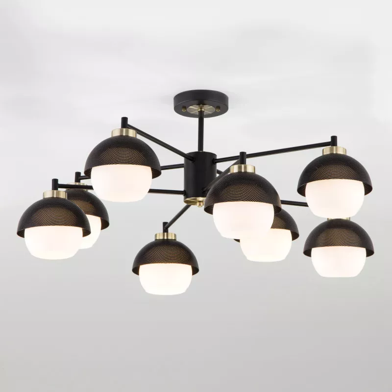 

Люстра на штанге Eurosvet 70106/8 черный Smart a044935