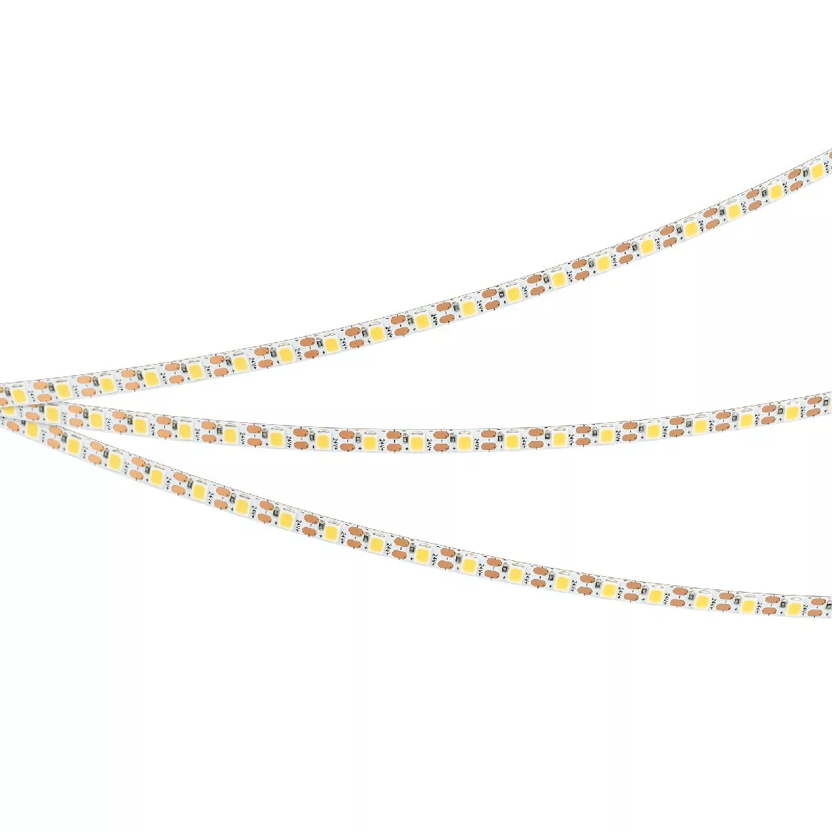 

Светодиодная лента Arlight FC-A120-5mm 24V Warm3000-CX1 (10 W/m, IP20, 5m) 052781