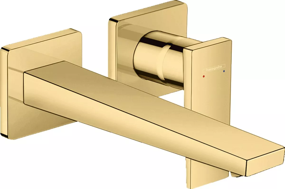 

Смеситель для раковины Hansgrohe Metropol 32526990 золотой