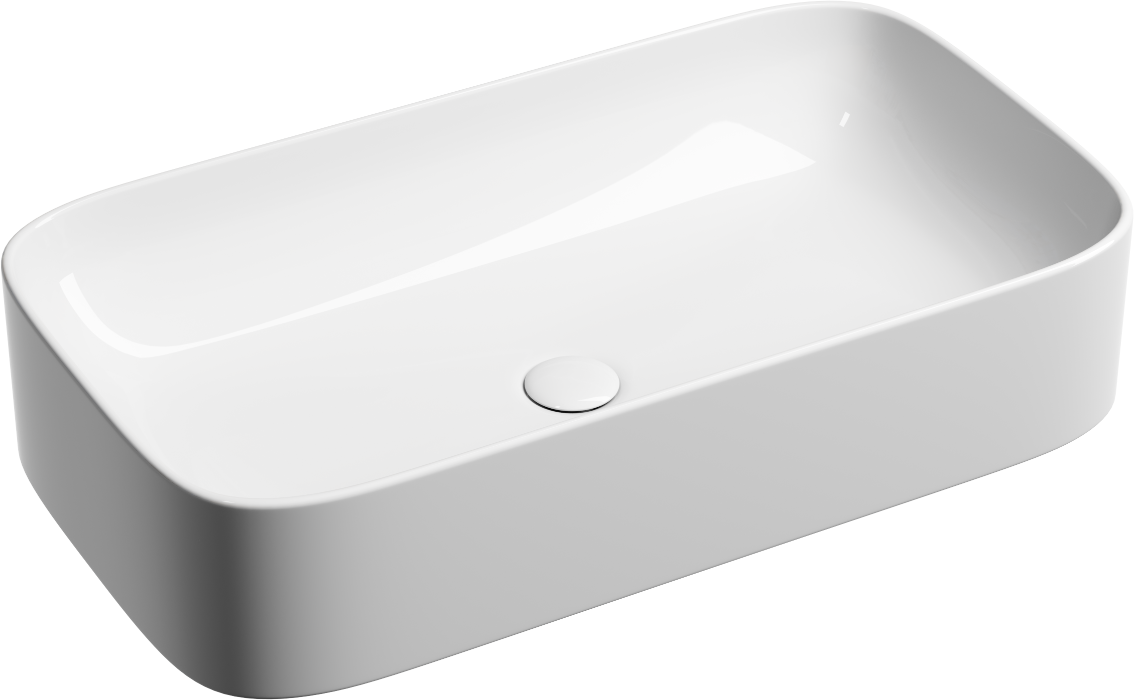 

Накладная раковина Ceramicanova Element CN6054 белая глянцевая