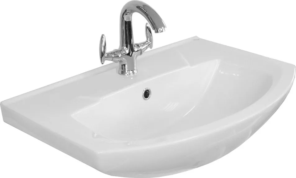 

Раковина Aquanet Элеганс 60 белая, Белый