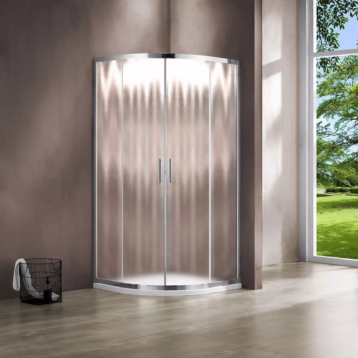 

Душевой уголок Vincea Garda VSQ-1G100CH 100x100, профиль хром, стекло шиншилла